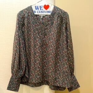 NWOT Ganni Floral Blouse Size 40